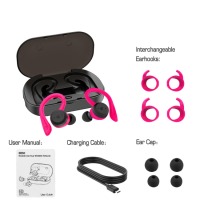 Sport Cozy - Trådløse sports høretelefoner | pink