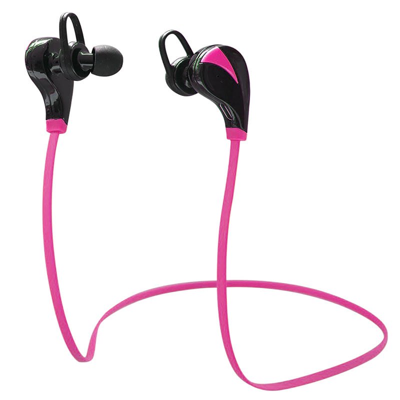Trådløse høretelefoner til løb og træning | pink